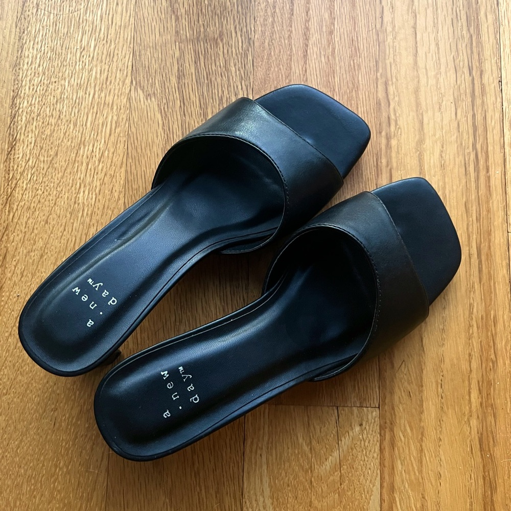Brand New A New Day Black Kitten Heels